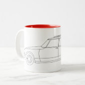 Tasse 2 Couleurs Illustration DS Break Safari (Devant gauche)
