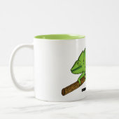Tasse 2 Couleurs Illustration du caméléon de la parson (Gauche)