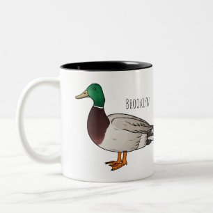 Tasse 2 Couleurs Illustration du canard de Majard