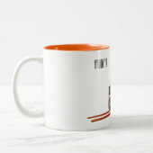 Tasse 2 Couleurs Illustration du chariot élévateur (Gauche)