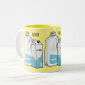 Tasse 2 Couleurs Illustration du lait (Devant gauche)