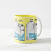 Tasse 2 Couleurs Illustration du lait (Devant droit)