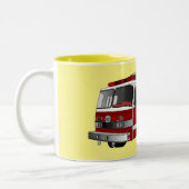 Tasse 2 Couleurs Illustration du moteur à incendie (Gauche)