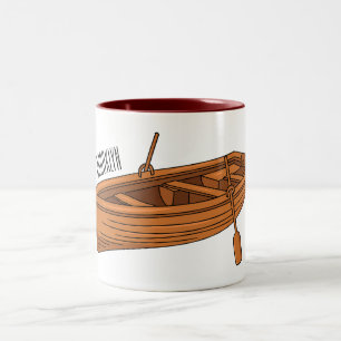 Tasse 2 Couleurs Illustration d'un bateau à roues