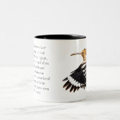 Tasse 2 Couleurs Illustration Oiseau d'hoopoe Oiseau Art Oiseau Ois (Centre)