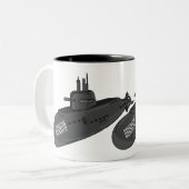 Tasse 2 Couleurs Illustration sous-marine (Devant gauche)