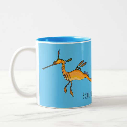 Tasse 2 Couleurs Illustration Weedy seadragon (Gauche)