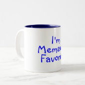 Tasse 2 Couleurs Im bleu préféré de Memaws (Devant gauche)