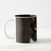 Tasse 2 Couleurs Image Cat (Gauche)