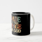 Tasse 2 Couleurs Image De God Christian Cote (Devant droit)