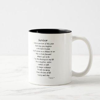 Tasse 2 Couleurs Image de survivant