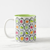 Tasse 2 Couleurs Image de sushi mignon (Gauche)