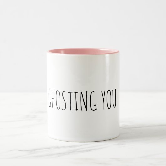 Tasse 2 Couleurs image fantôme vous (Centre)