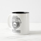 Tasse 2 Couleurs imaginaire-commissaire-football-gris-01 (Devant gauche)