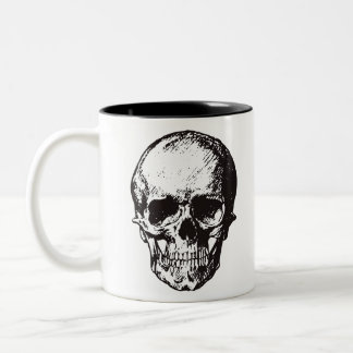 Tasse 2 Couleurs Imaginaire crâne Art Rock Punk Métal lourd