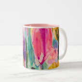 Tasse 2 Couleurs imaginaire de jardin (Devant droit)