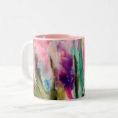 Tasse 2 Couleurs imaginaire de jardin (Devant gauche)