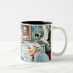 Tasse 2 Couleurs Imbécile d'avril, 1943