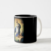 Tasse 2 Couleurs Immaculée Conception de la Vierge Marie - Murillo (Devant droit)