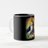 Tasse 2 Couleurs Immaculée Conception de la Vierge Marie - Murillo (Devant gauche)