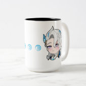 Tasse 2 Couleurs IMPACT GENSHIN NEUVILLETTE Chibi (Devant droit)
