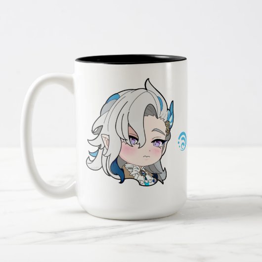 Tasse 2 Couleurs IMPACT GENSHIN NEUVILLETTE Chibi (Gauche)