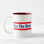 Tasse 2 Couleurs Imposez les riches ! (Gauche)