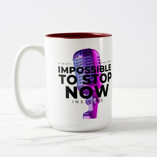 Tasse 2 Couleurs Impossible to stop (Gauche)
