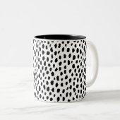 Tasse 2 Couleurs Impression dalmate (Devant droit)