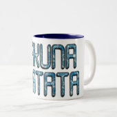 Tasse 2 Couleurs Impression d'art 3D Hakuna Matata (Devant droit)