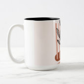 Tasse 2 Couleurs Impression d'art botanique moderne, (Gauche)