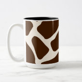 Tasse 2 Couleurs Impression de girafe (Gauche)