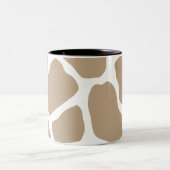 Tasse 2 Couleurs Impression de girafe neutre (Centre)