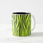 Tasse 2 Couleurs impression zèbre (Devant droit)