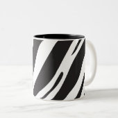 Tasse 2 Couleurs Impression zèbre (Devant droit)