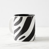 Tasse 2 Couleurs Impression zèbre (Devant gauche)