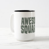 Tasse 2 Couleurs Impressionnant carré (Devant gauche)