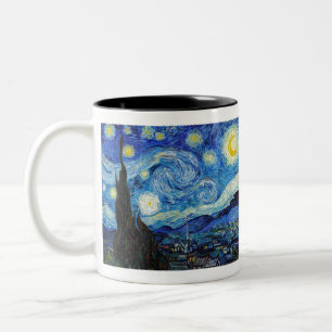 Tasse 2 Couleurs Impressionnisme Vincent Van Gogh Starry Starry Nui