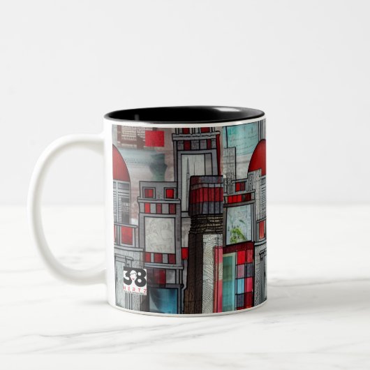 Tasse 2 Couleurs Impressions d'architecture (Gauche)