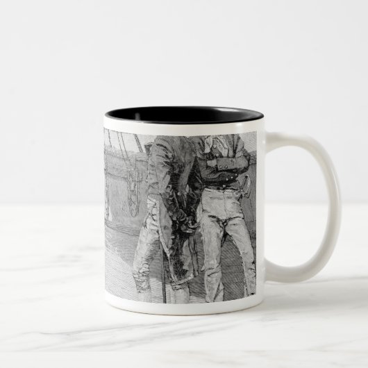 Tasse 2 Couleurs Impressment des marins américains (Droit)