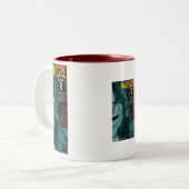 Tasse 2 Couleurs imprimé demi-fille (Devant gauche)