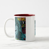 Tasse 2 Couleurs imprimé demi-fille (Gauche)