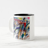 Tasse 2 Couleurs Improvisation de Wassily Kandinsky 28 (Devant gauche)