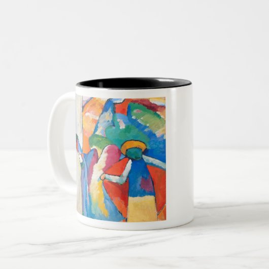 Tasse 2 Couleurs improvisation kandinsky (Devant gauche)