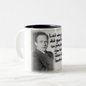 Tasse 2 Couleurs Incertitude du travail de Heisenberg (Devant gauche)