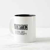 Tasse 2 Couleurs Indécision (Devant gauche)