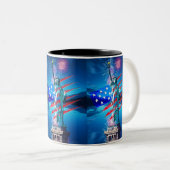 TASSE 2 COULEURS INDÉPENDANCE (Devant droit)