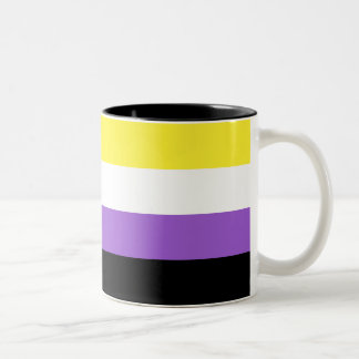 Tasse 2 Couleurs Indicateur de fierté non binaire