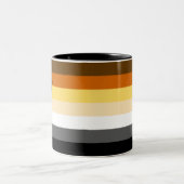 Tasse 2 Couleurs Indicateur de la fierté de l'ours (Centre)