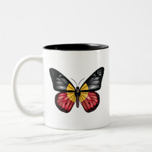 Tasse 2 Couleurs Indicateur de papillon monarque Aborigine